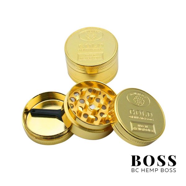 Gold metal grinder