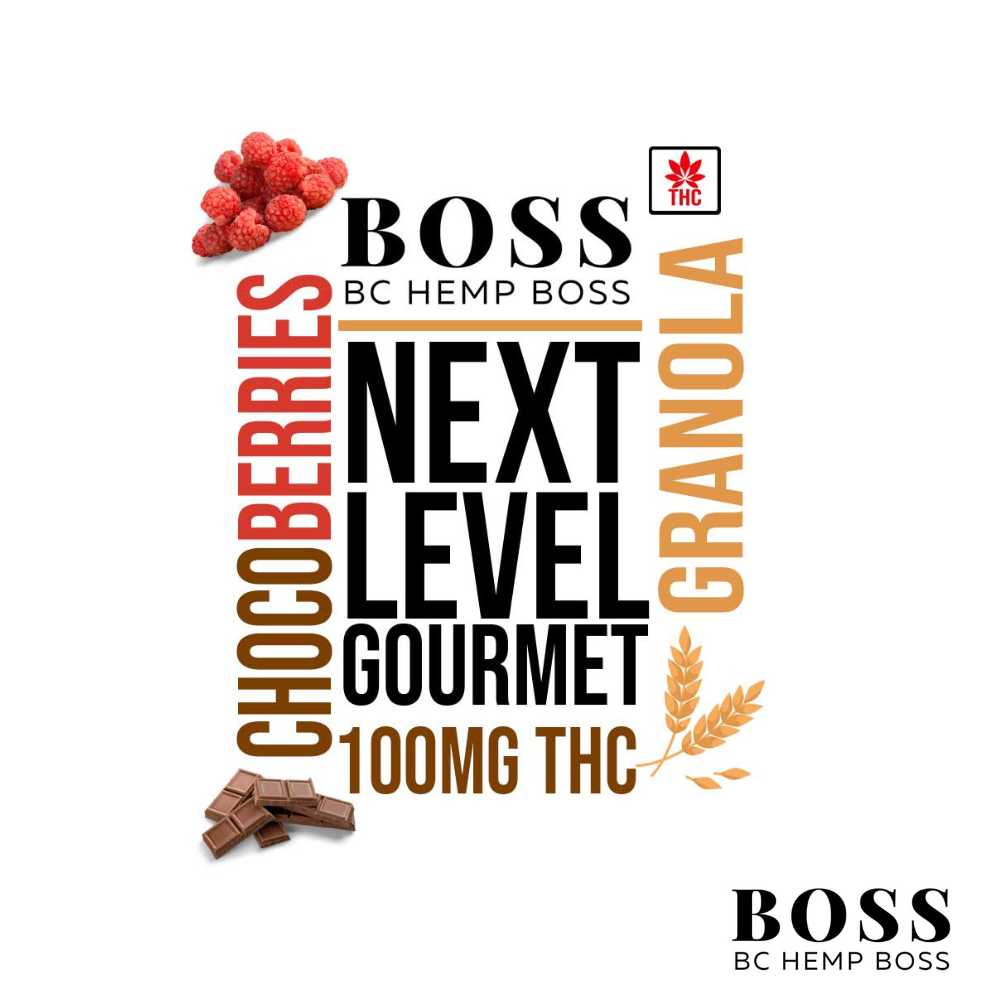 Next Level Gourmet - Dark Chocolate & Red Berries Premium Granola - 100 mg THC