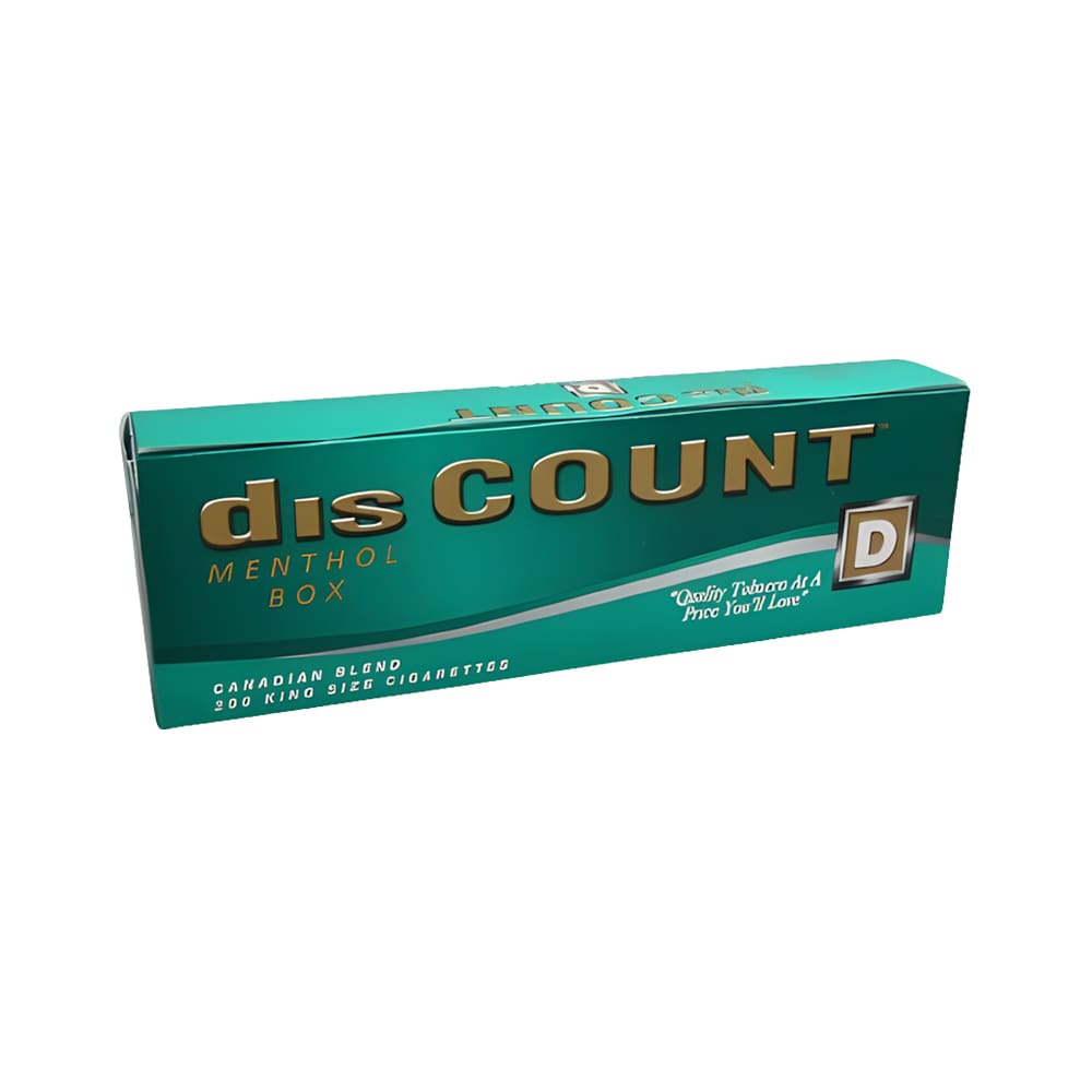 Discount Menthol cigarettes