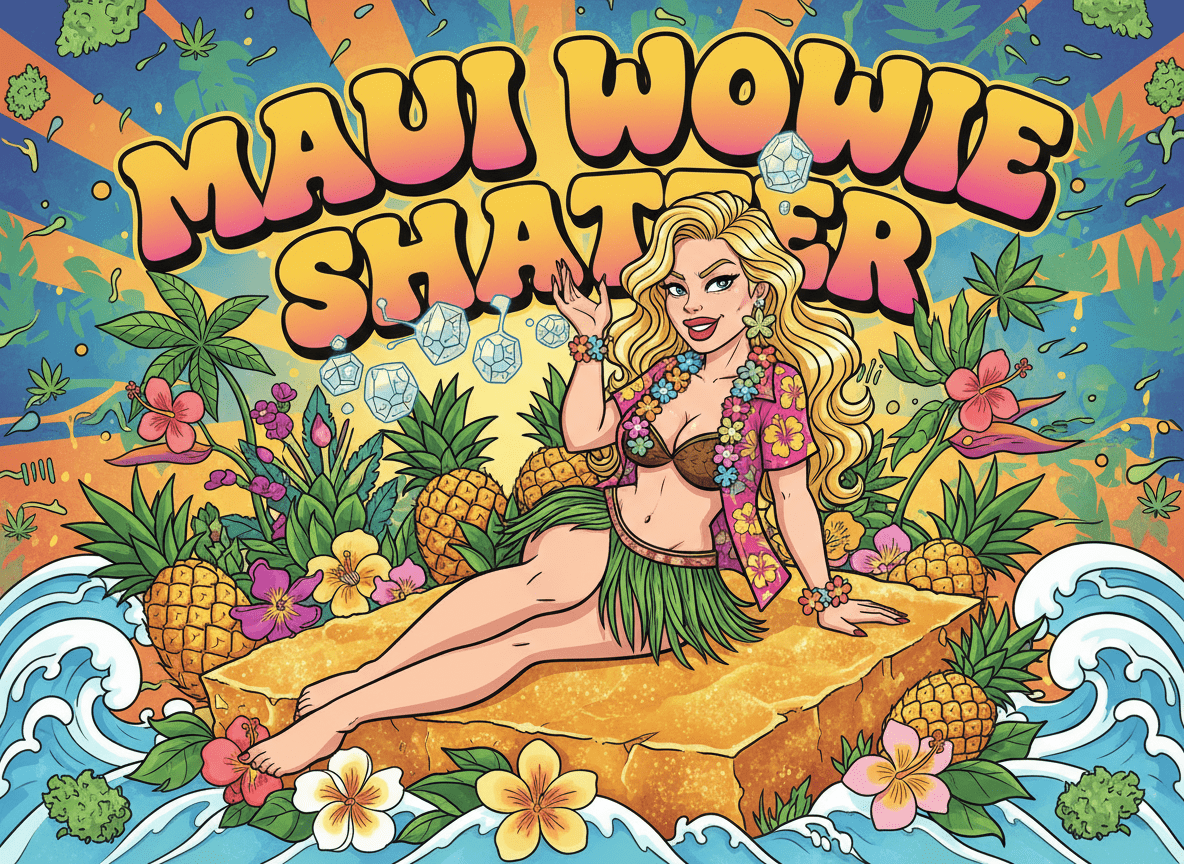 Maui Wowie Shatter – Uplifting Sativa Cannabis Extract | Green Serenity