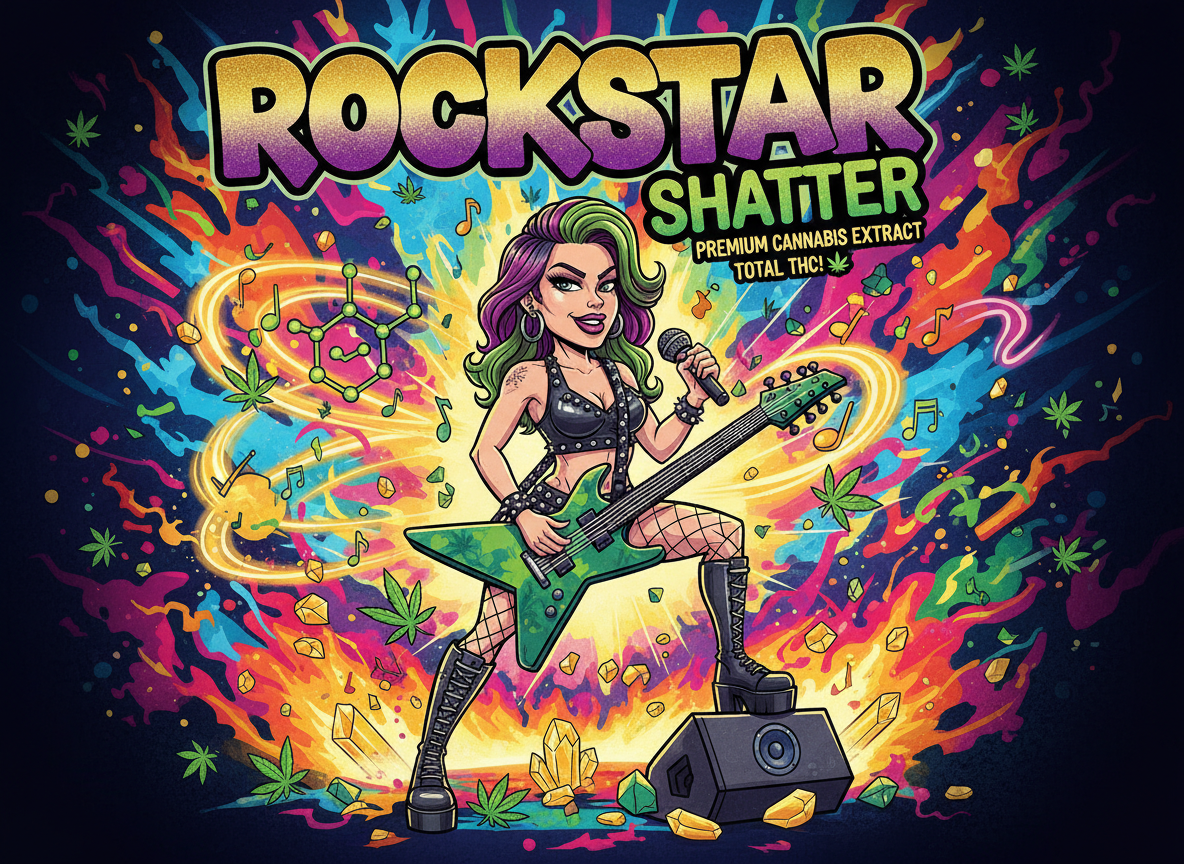 Rockstar Shatter – Potent Indica-Dominant Cannabis Extract | Green Serenity