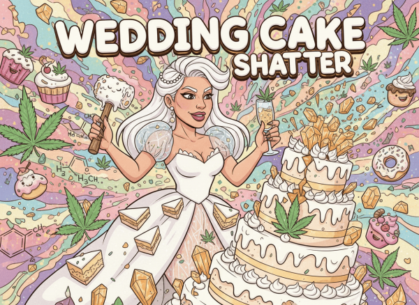 Wedding Cake Shatter – Sweet Hybrid Cannabis Extract | Green Serenity