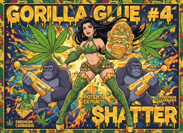 Gorilla Glue #4 Shatter – Heavy-Hitting Hybrid Cannabis Extract | Green Serenity
